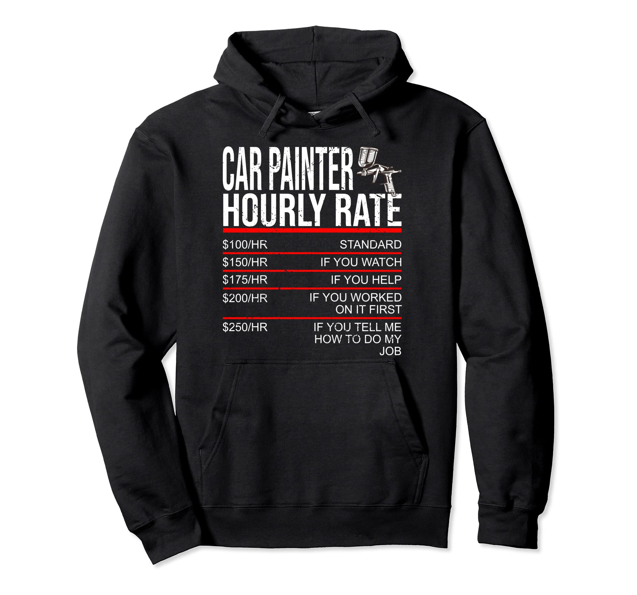 Car Painter Automotive Body Paint Hoodie - Aesthetic Graphic Men Women - T-Shirt, Sweatshirt, Hoodie