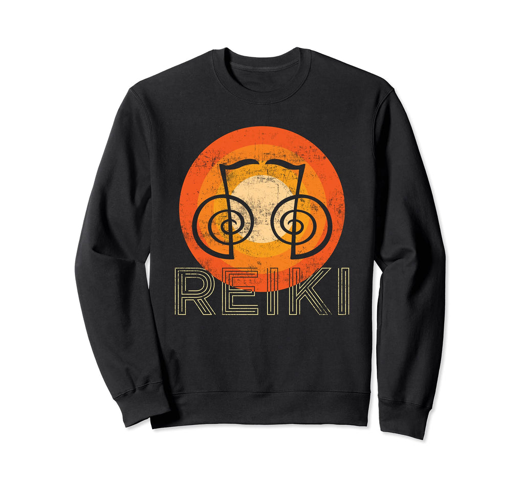 Sunset Reiki Healer Symbols Sweatshirt - Novelty Apparel for Adults - T-Shirt, Sweatshirt, Hoodie