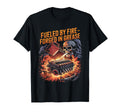 Fueled Fire Forged Grease Motorcycle T-Shirt - Minimalist Print for Adults - T-Shirt, Sweatshirt, Hoodie