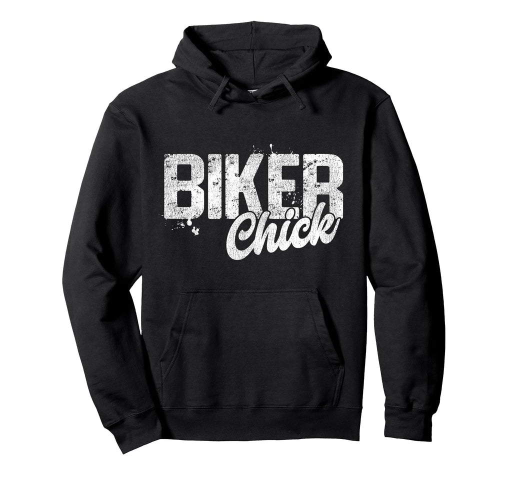 Motorcycle Biker Biker Chick Hoodie - Custom Art Print Unisex - T-Shirt, Sweatshirt, Hoodie