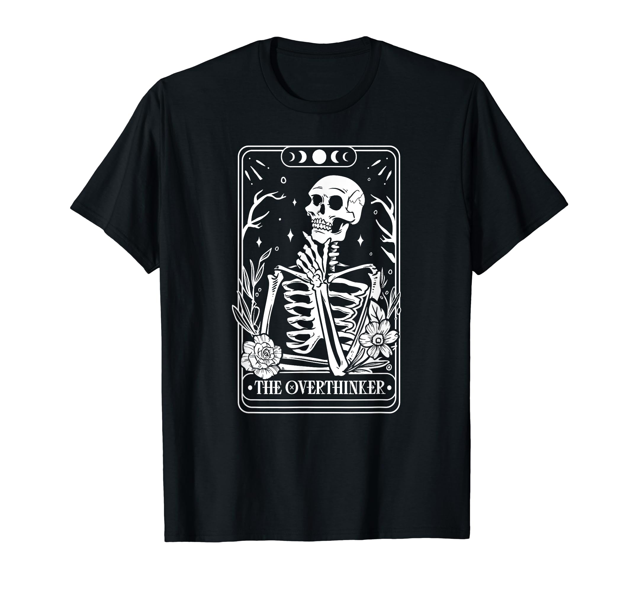 Overthinker Tarot Card T-Shirt - Casual Everyday Wear Men Women - T-Shirt, Sweatshirt, Hoodie