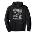 Funny I Like Motorbikes And Dogs Birthday Hoodie - Custom Art Print Unisex - T-Shirt, Sweatshirt, Hoodie