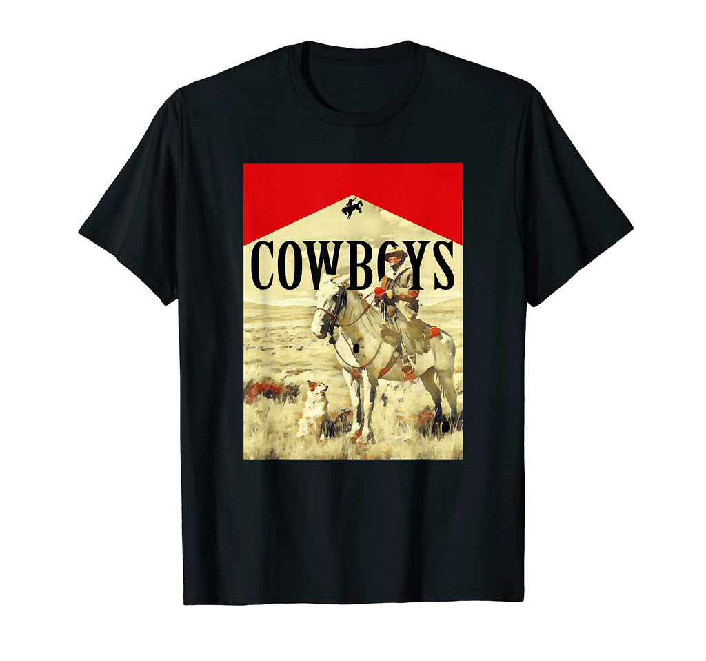 Horse Riding Western Cowboy Western T-Shirt - Fun Novelty Design Men Women - T-Shirt, Sweatshirt, Hoodie