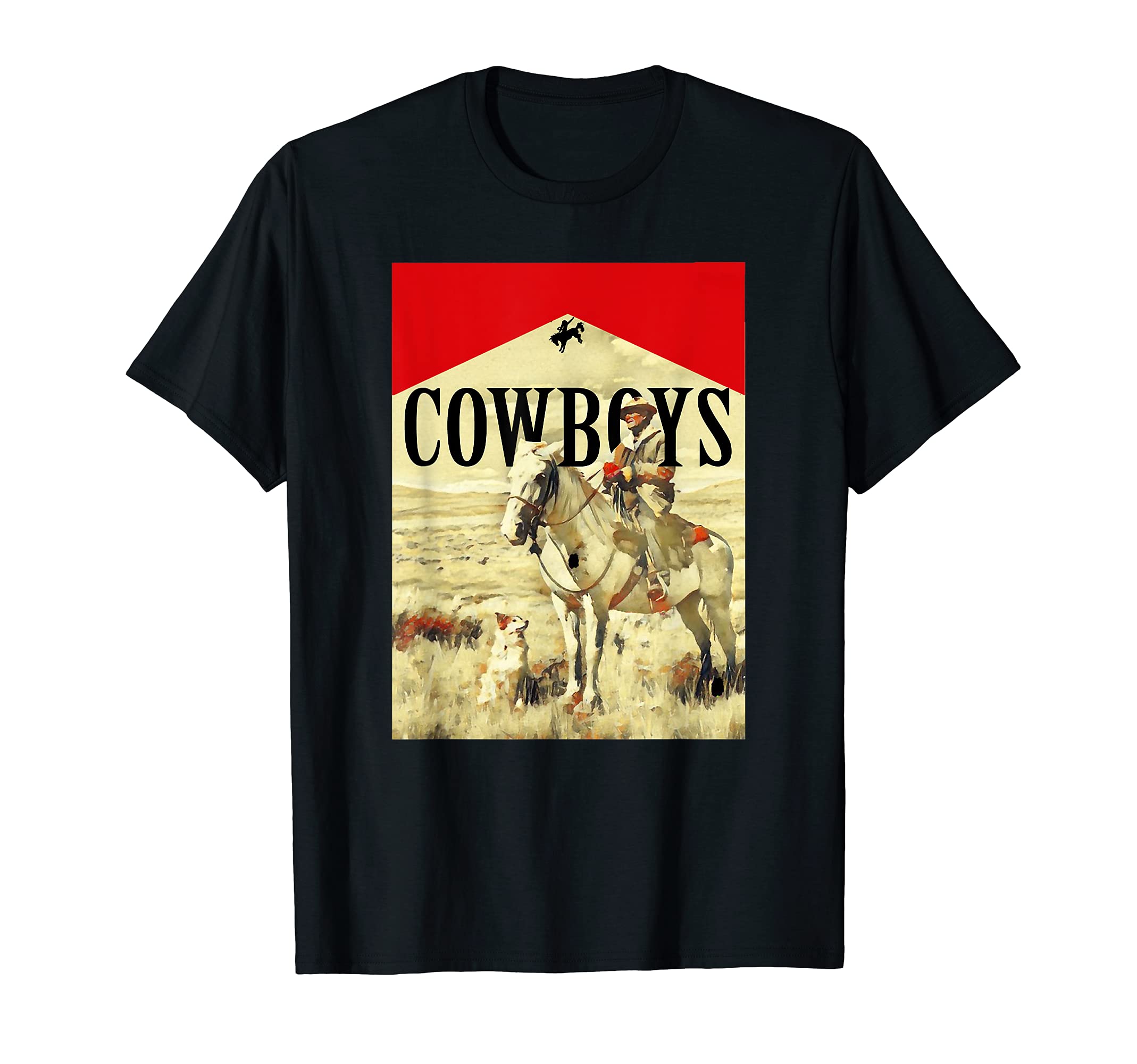 Horse Riding Western Cowboy Western T-Shirt - Fun Novelty Design Men Women - T-Shirt, Sweatshirt, Hoodie