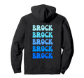 Brock Name Stack Hoodie - Custom Art Print Unisex - T-Shirt, Sweatshirt, Hoodie
