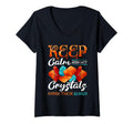 Womens Keep Calm And Let Crystal T-Shirt - Casual Everyday Wear Unisex - T-Shirt, Sweatshirt, Hoodie