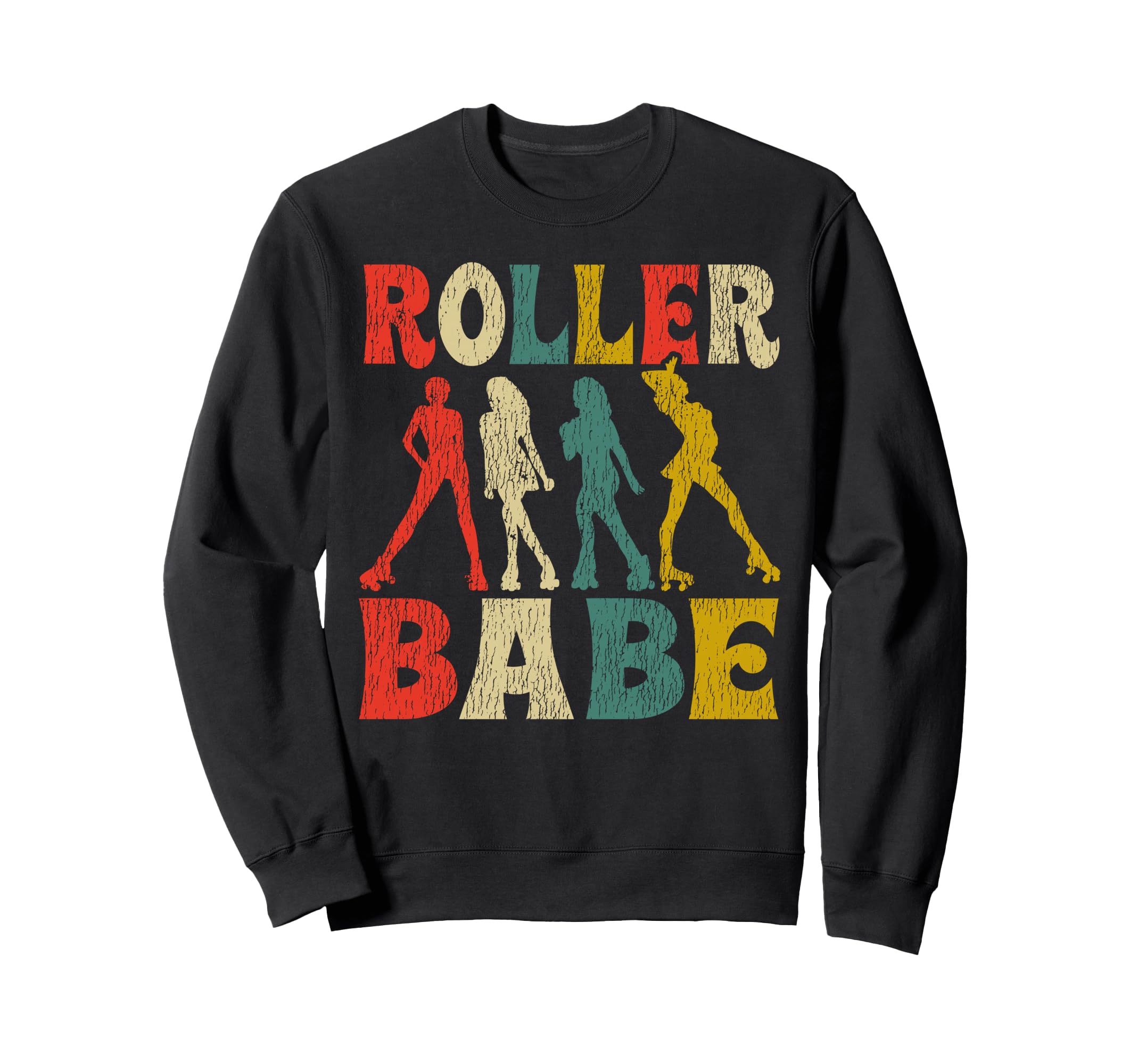 Roller Skating Skate 1970S Roller Sweatshirt - Custom Art Print Men Women - T-Shirt, Sweatshirt, Hoodie