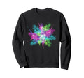 Synthwave Tropical Palm Leaves Color Sweatshirt - Graphic Print for Adults - T-Shirt, Sweatshirt, Hoodie