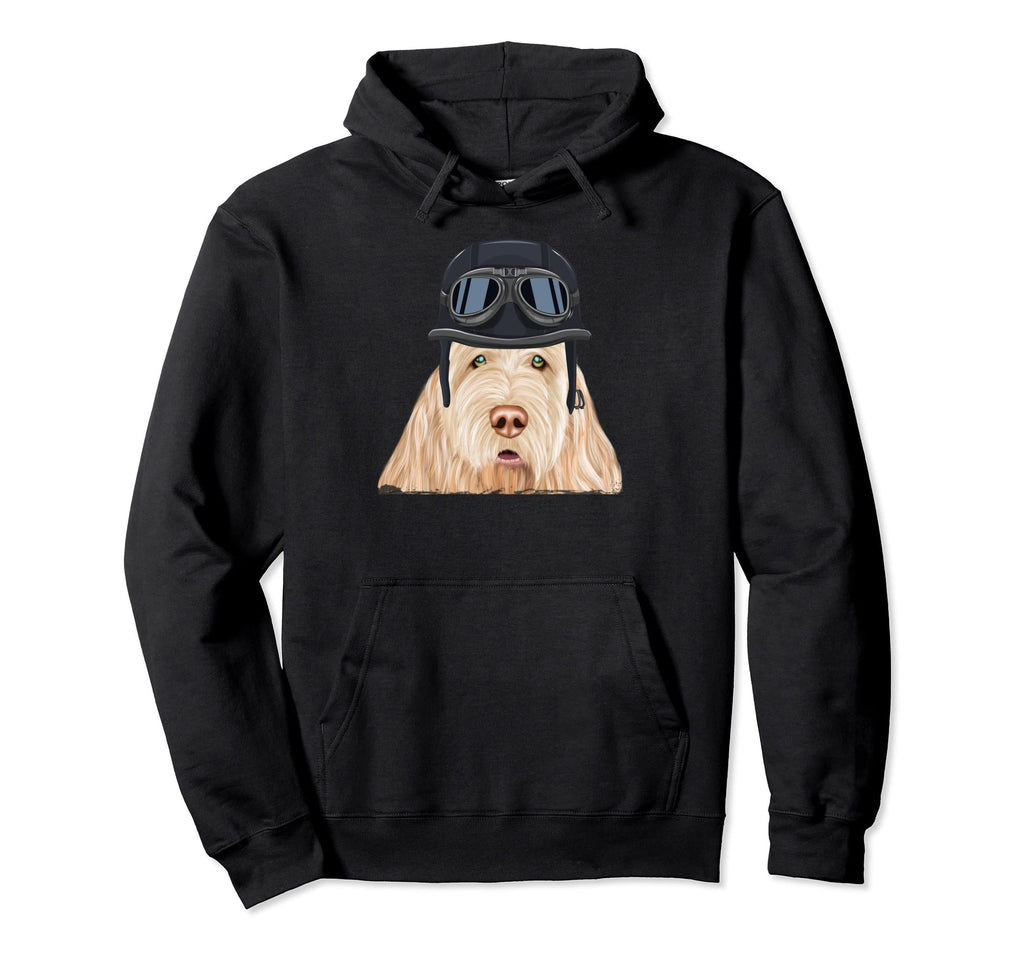Funny Motorcycle Helmet Spinoni Italiani Hoodie - Trendy Graphic Unisex - T-Shirt, Sweatshirt, Hoodie