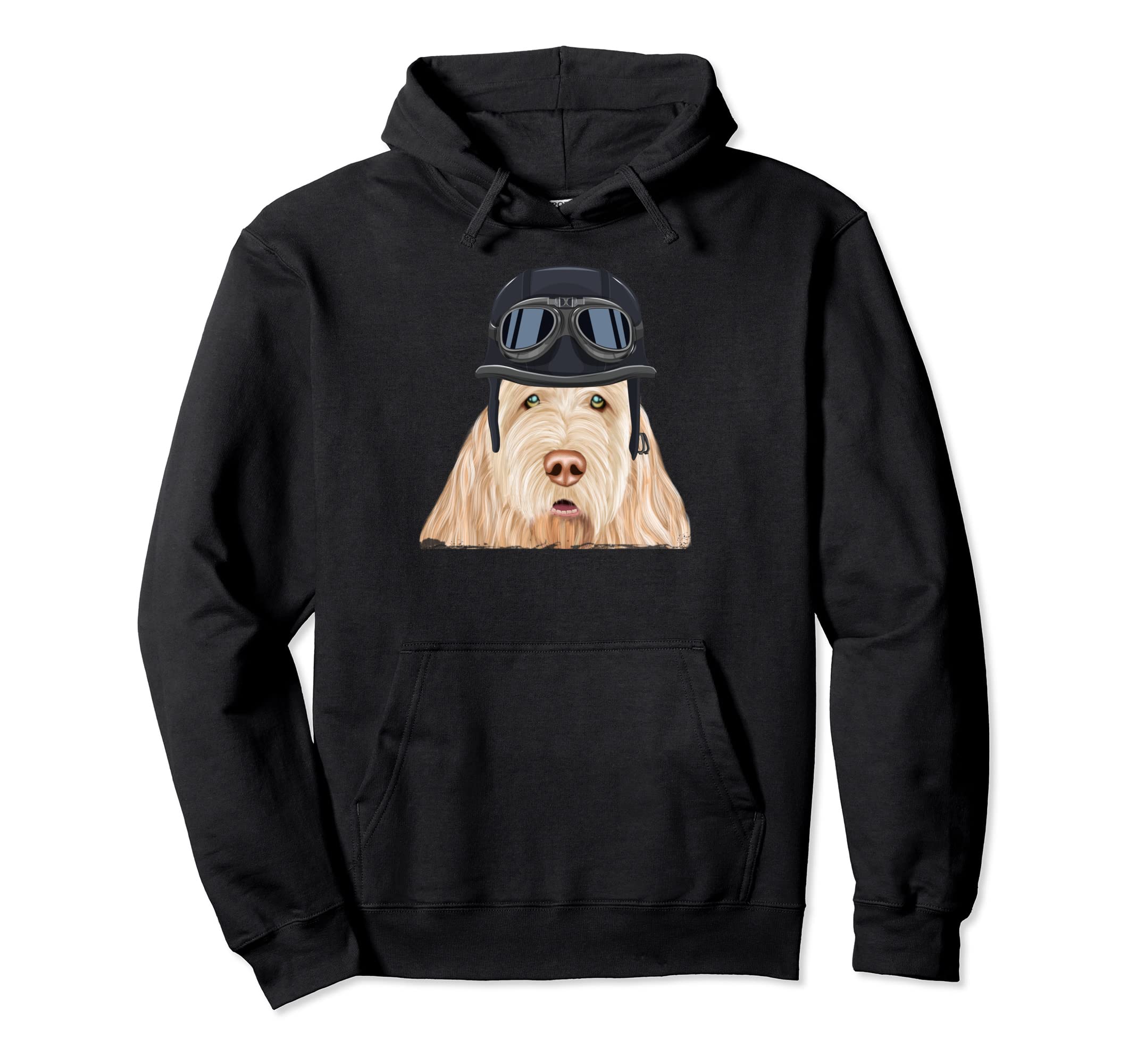 Funny Motorcycle Helmet Spinoni Italiani Hoodie - Trendy Graphic Unisex - T-Shirt, Sweatshirt, Hoodie