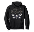 Antisocial Butterfly Hoodie - Unique Graphic for Adults - T-Shirt, Sweatshirt, Hoodie