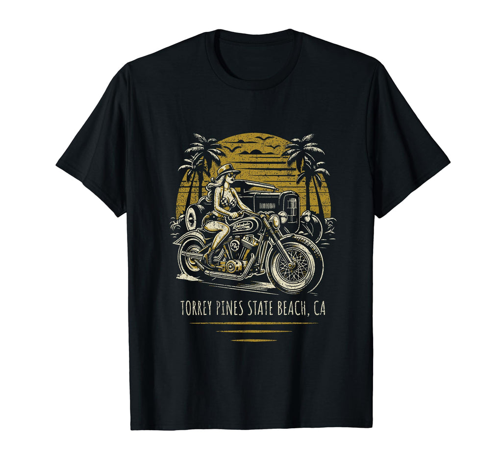 Torrey Pines State Beach Ca T-Shirt - Novelty Apparel for Adults - T-Shirt, Sweatshirt, Hoodie