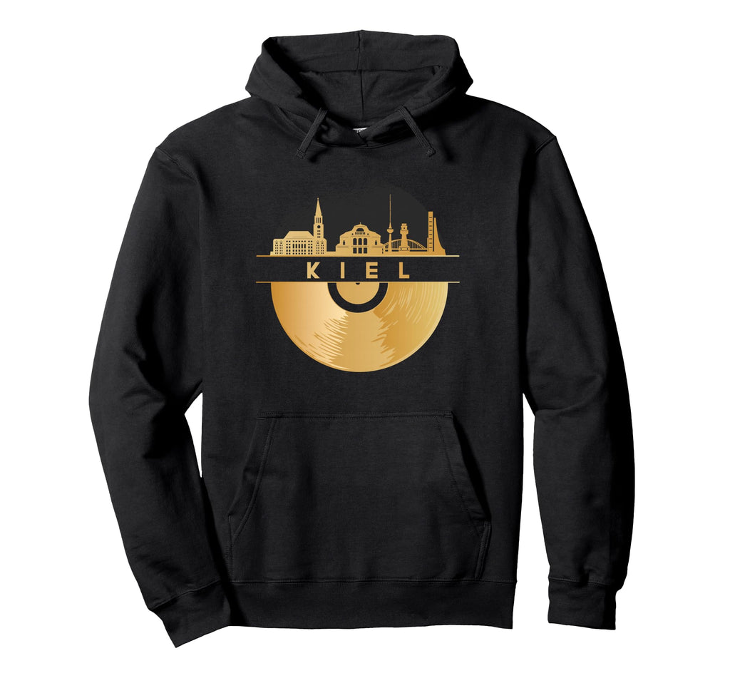 Vinyl Record Player Disco Music Hoodie - Minimalist Print Men Women - T-Shirt, Sweatshirt, Hoodie