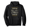 Toledo Oh Usa Distressed Motorcycle Hoodie - Aesthetic Graphic Unisex - T-Shirt, Sweatshirt, Hoodie