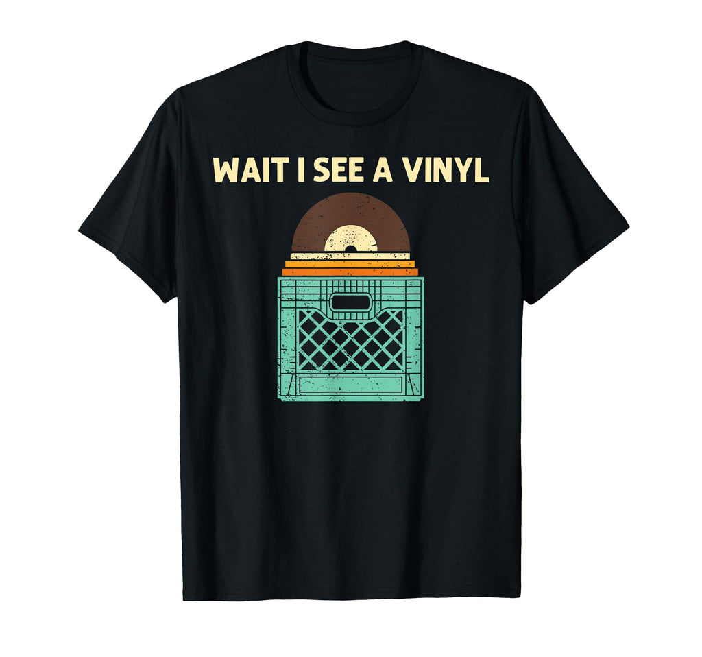 Vinyl Dj Vinyl Record Lovers Music T-Shirt - Custom Art Print Men Women - T-Shirt, Sweatshirt, Hoodie