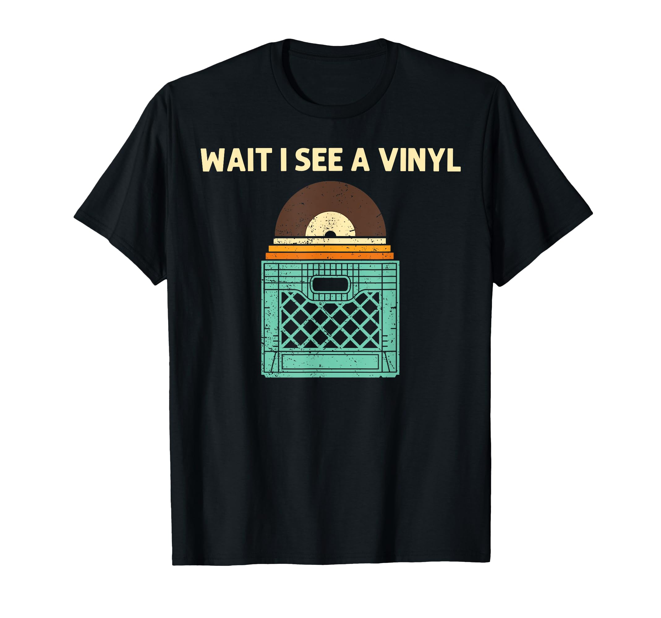 Vinyl Dj Vinyl Record Lovers Music T-Shirt - Custom Art Print Men Women - T-Shirt, Sweatshirt, Hoodie