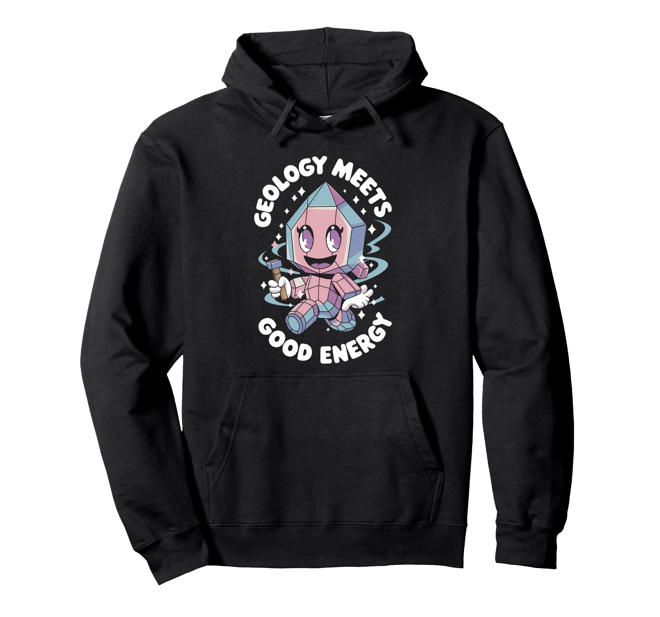 Healing Stone Crystals Energy Spiritual Hoodie - Graphic Print Men Women - T-Shirt, Sweatshirt, Hoodie