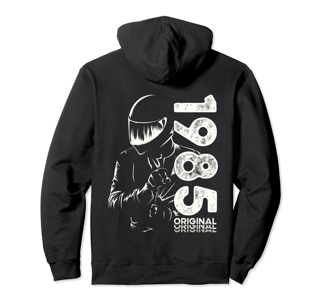 40Th Birthday Motorcycle Motorcyclist Hoodie - Aesthetic Graphic Men Women - T-Shirt, Sweatshirt, Hoodie