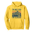 Im Not Old Im Motorcycle Rider Biker Hoodie - Minimalist Print Unisex - T-Shirt, Sweatshirt, Hoodie