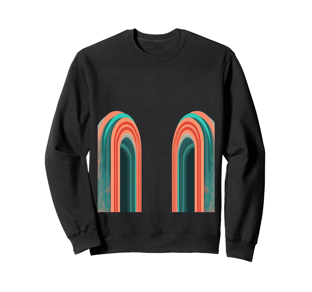 Abstract Arches Art Sweatshirt - Fun Novelty Design Unisex - T-Shirt, Sweatshirt, Hoodie