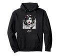 No Glam Sarcastic Smoking Pin Up Hoodie - Minimalist Print for Adults - T-Shirt, Sweatshirt, Hoodie