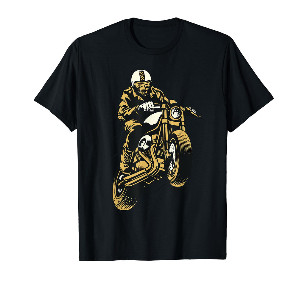 Cafe Racer Motorcycle Stunt T-Shirt - Casual Everyday Wear for Adults - T-Shirt, Sweatshirt, Hoodie