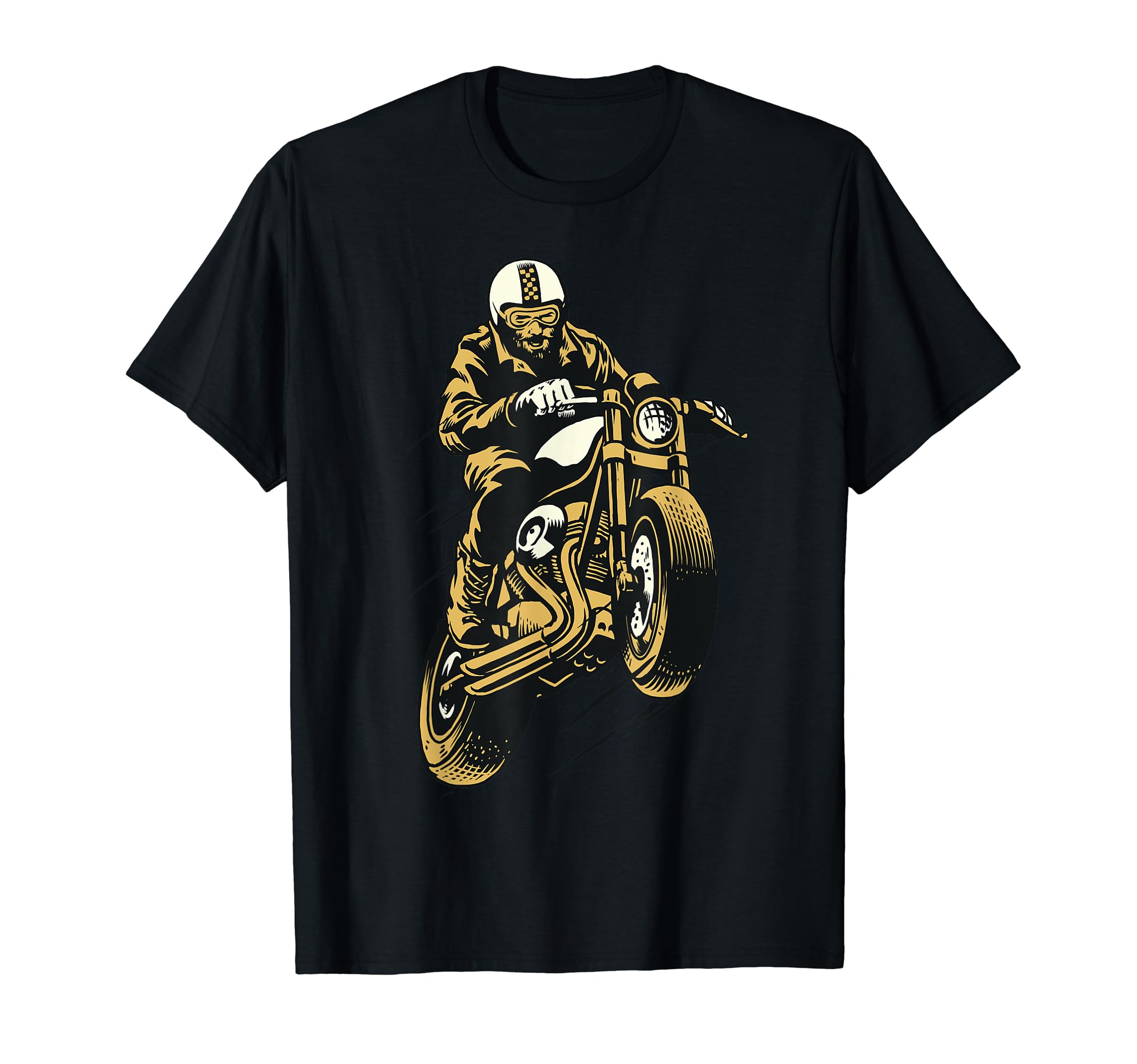 Cafe Racer Motorcycle Stunt T-Shirt - Casual Everyday Wear for Adults - T-Shirt, Sweatshirt, Hoodie