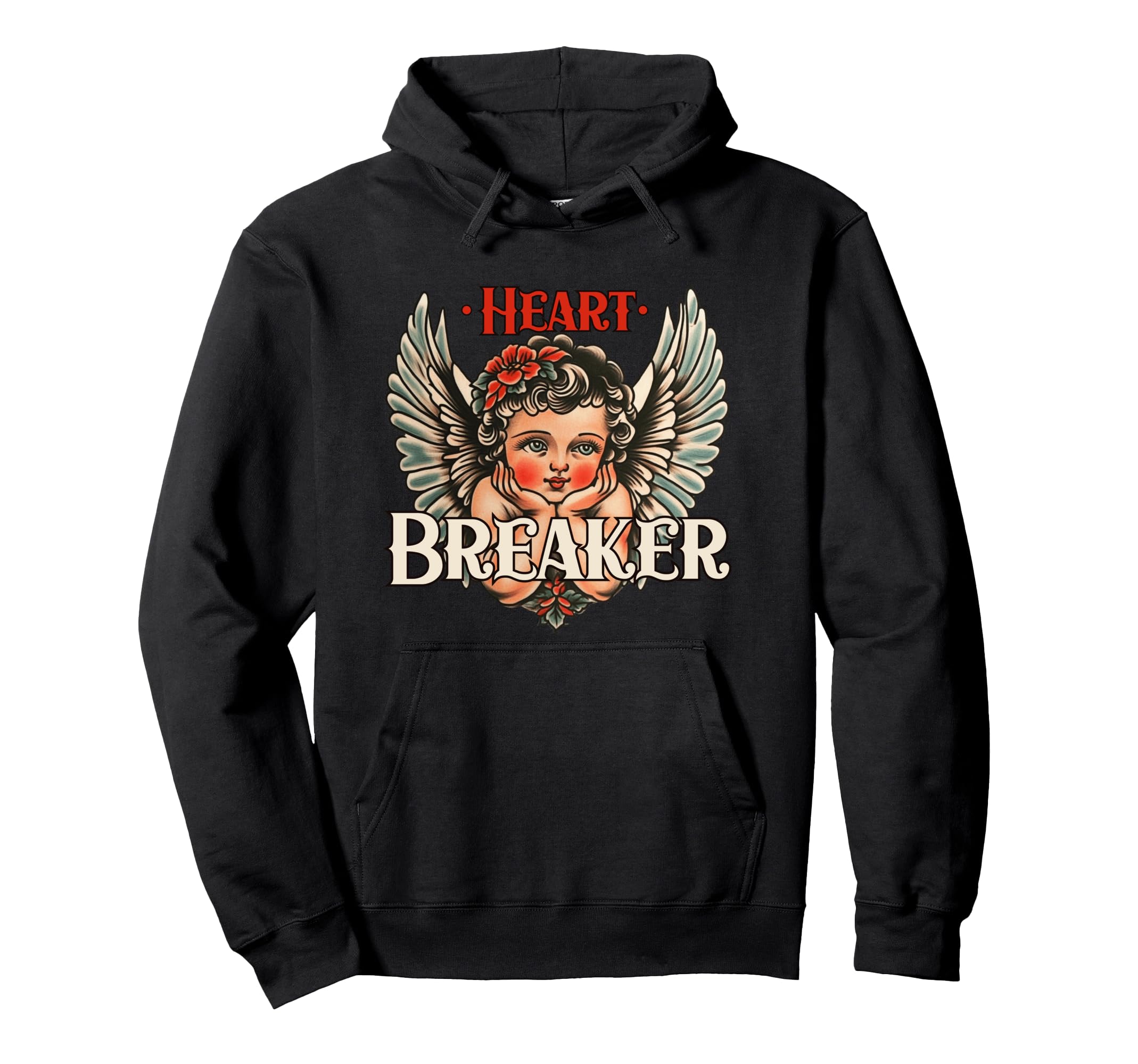 Valentines Heart Breaker Cupid Hoodie - Fun Novelty Design for Adults - T-Shirt, Sweatshirt, Hoodie