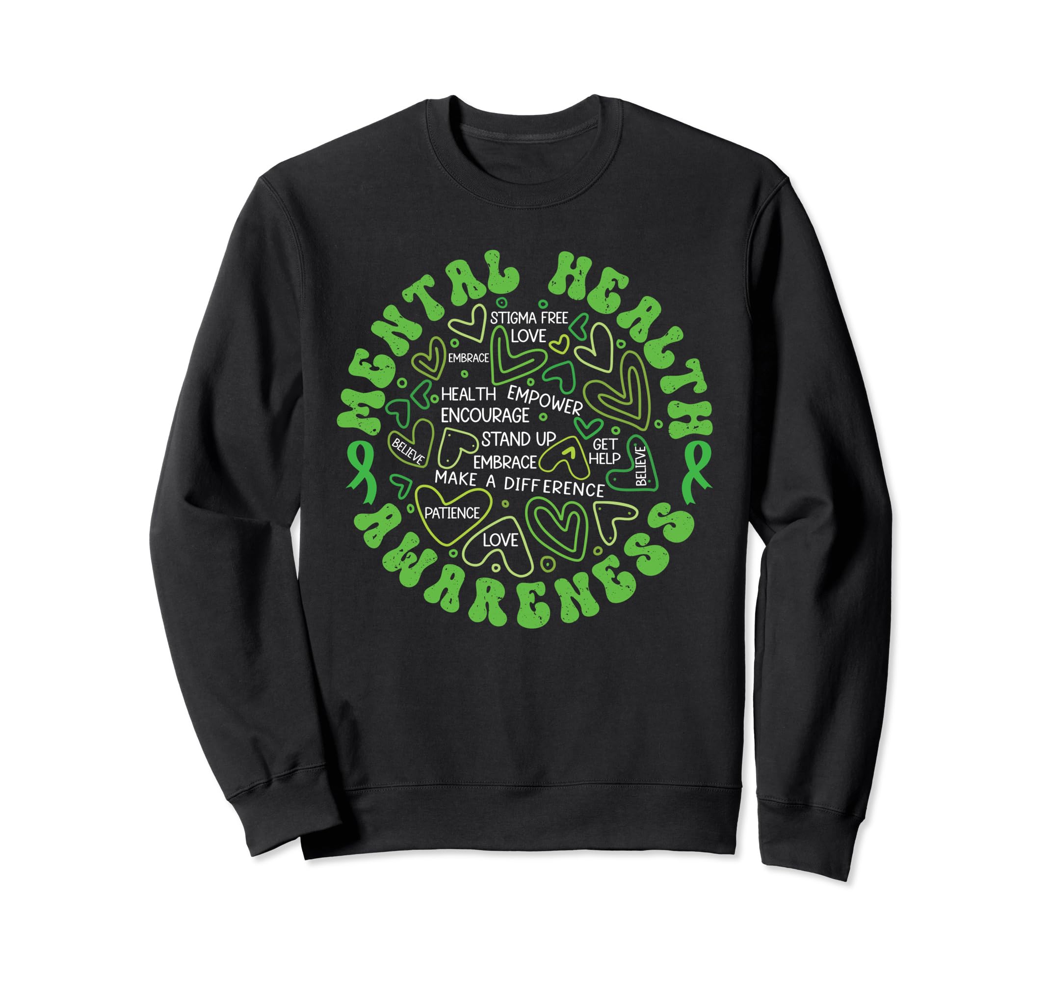 Mental Health Awareness Mental Sweatshirt - Aesthetic Graphic for Adults - T-Shirt, Sweatshirt, Hoodie