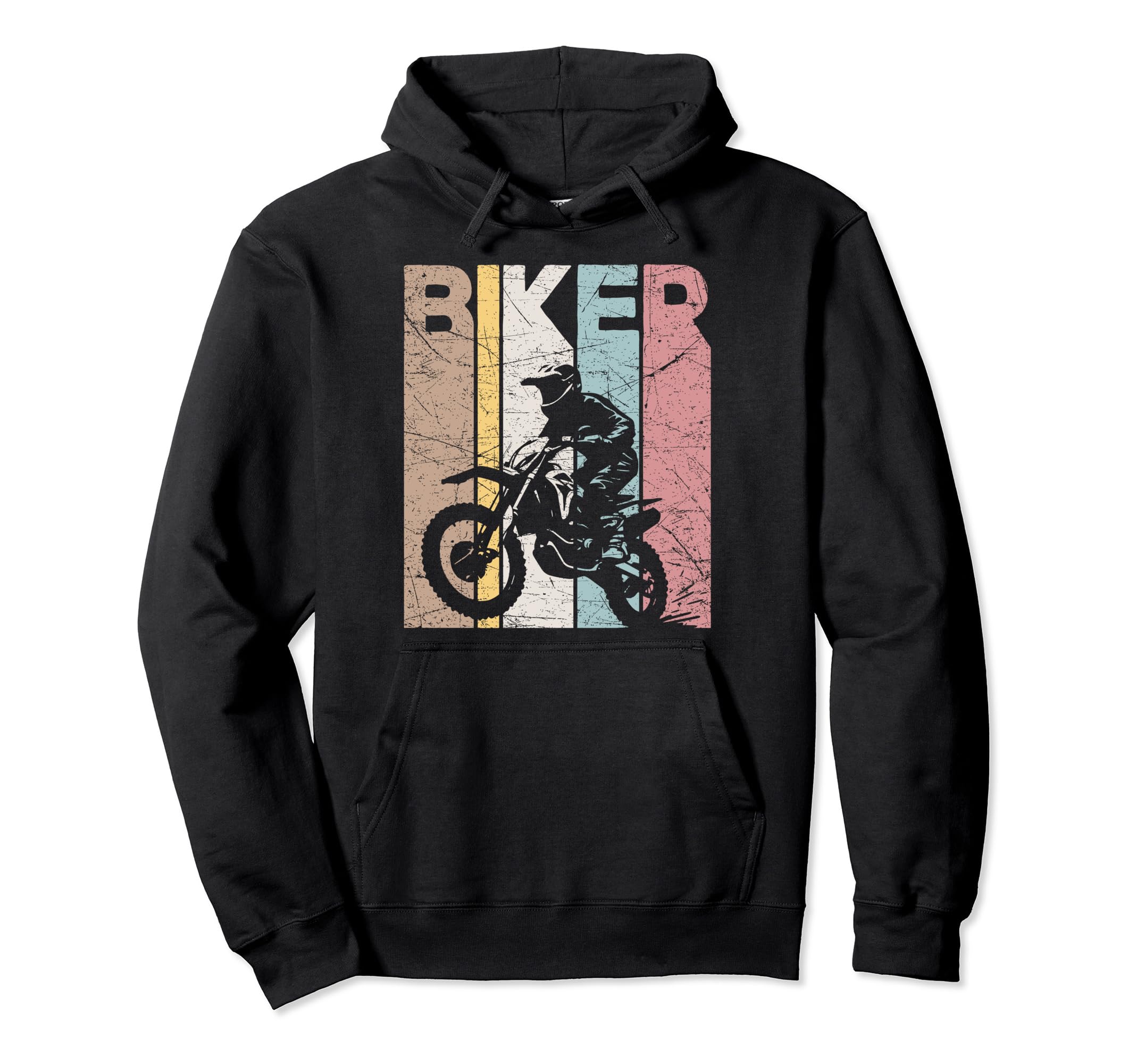 Motocross Biker Off Road Bike Rider Hoodie - Aesthetic Graphic for Adults - T-Shirt, Sweatshirt, Hoodie