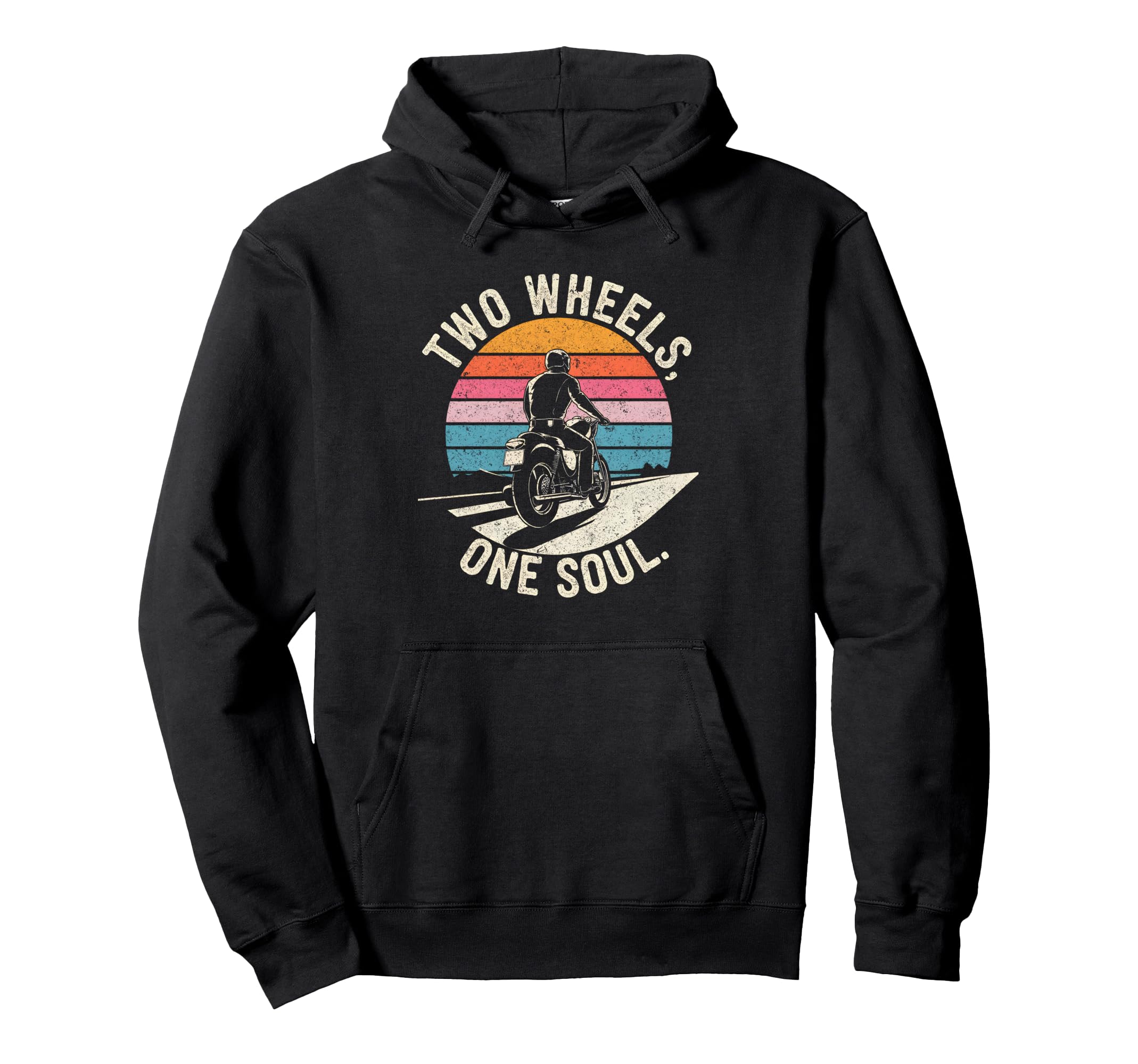 Motorcycle Rider Biker Hoodie - Fun Novelty Design for Adults - T-Shirt, Sweatshirt, Hoodie