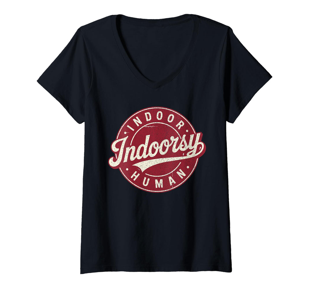 Womens Indoorsy Indoor Human Antisocial T-Shirt - Graphic Print Men Women - T-Shirt, Sweatshirt, Hoodie