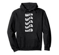 Ootd Wavy Text Hoodie - Trendy Graphic for Adults - T-Shirt, Sweatshirt, Hoodie