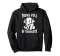 Thoughtful Elephant Overthinkers Hoodie - Minimalist Print Unisex - T-Shirt, Sweatshirt, Hoodie