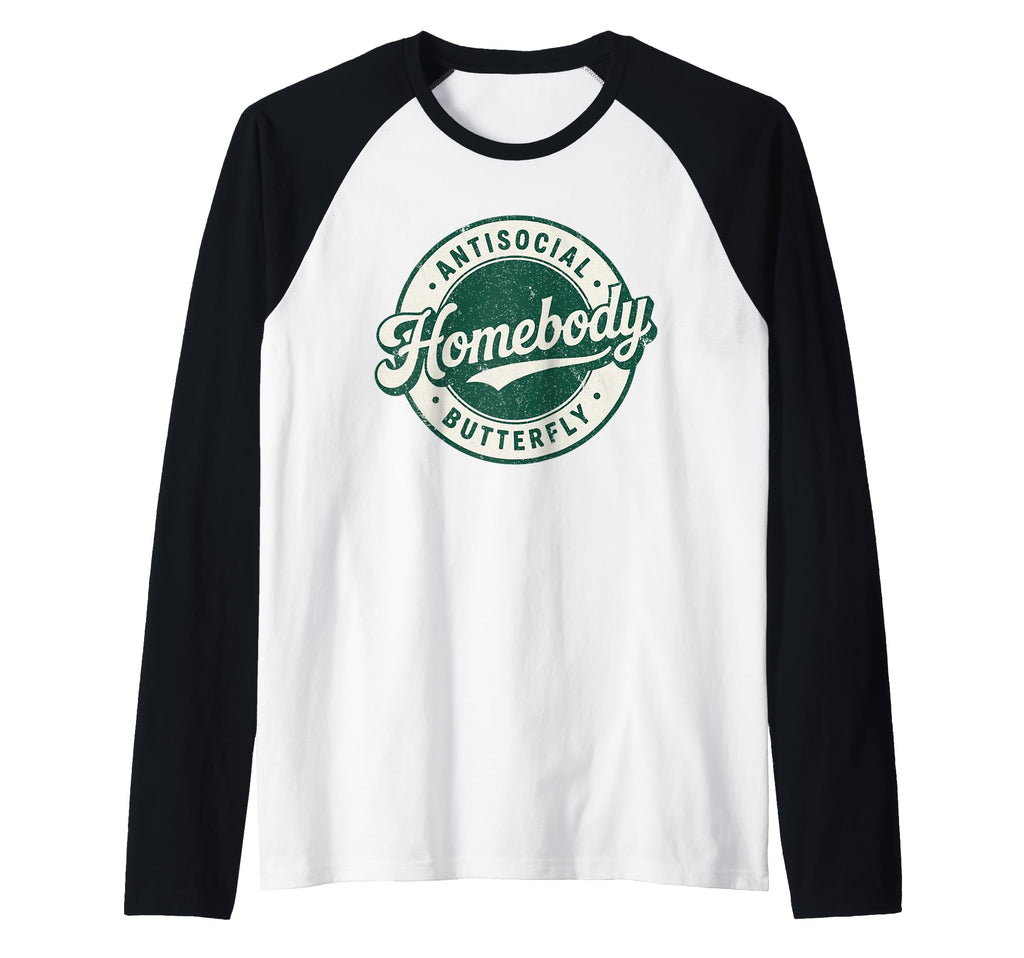 Homebody Antisocial Butterfly Antisocial Hoodie - Novelty Apparel Unisex - T-Shirt, Sweatshirt, Hoodie