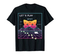 Vaporwave Japanese Cat 80S Sunset T-Shirt - Minimalist Print Men Women - T-Shirt, Sweatshirt, Hoodie