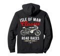 Isle Races Motorbike Race Hoodie - Minimalist Print for Adults - T-Shirt, Sweatshirt, Hoodie