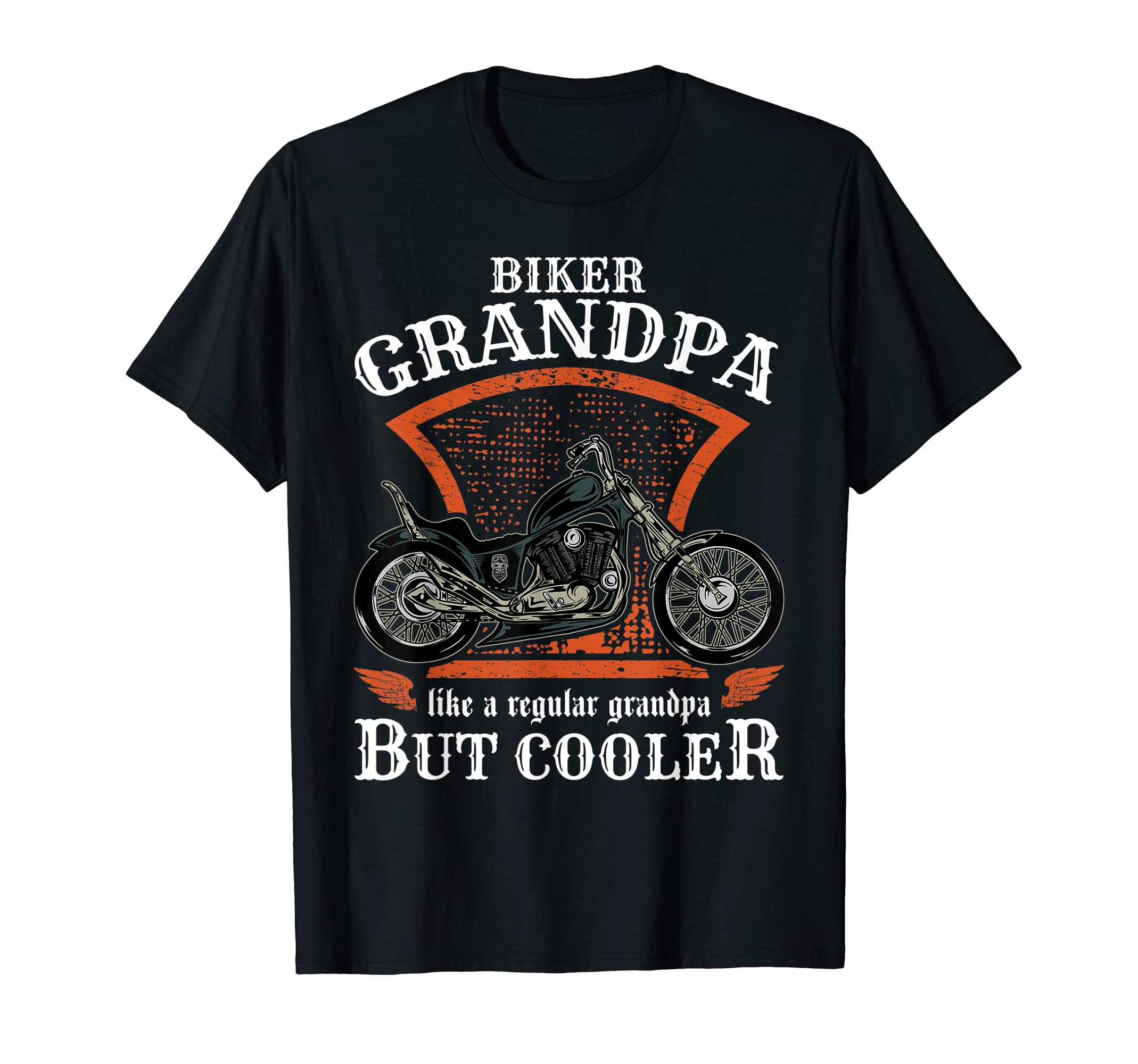 Mens Biker Grandpa Custom Motorcycle T-Shirt - Streetwear Style Men Women - T-Shirt, Sweatshirt, Hoodie