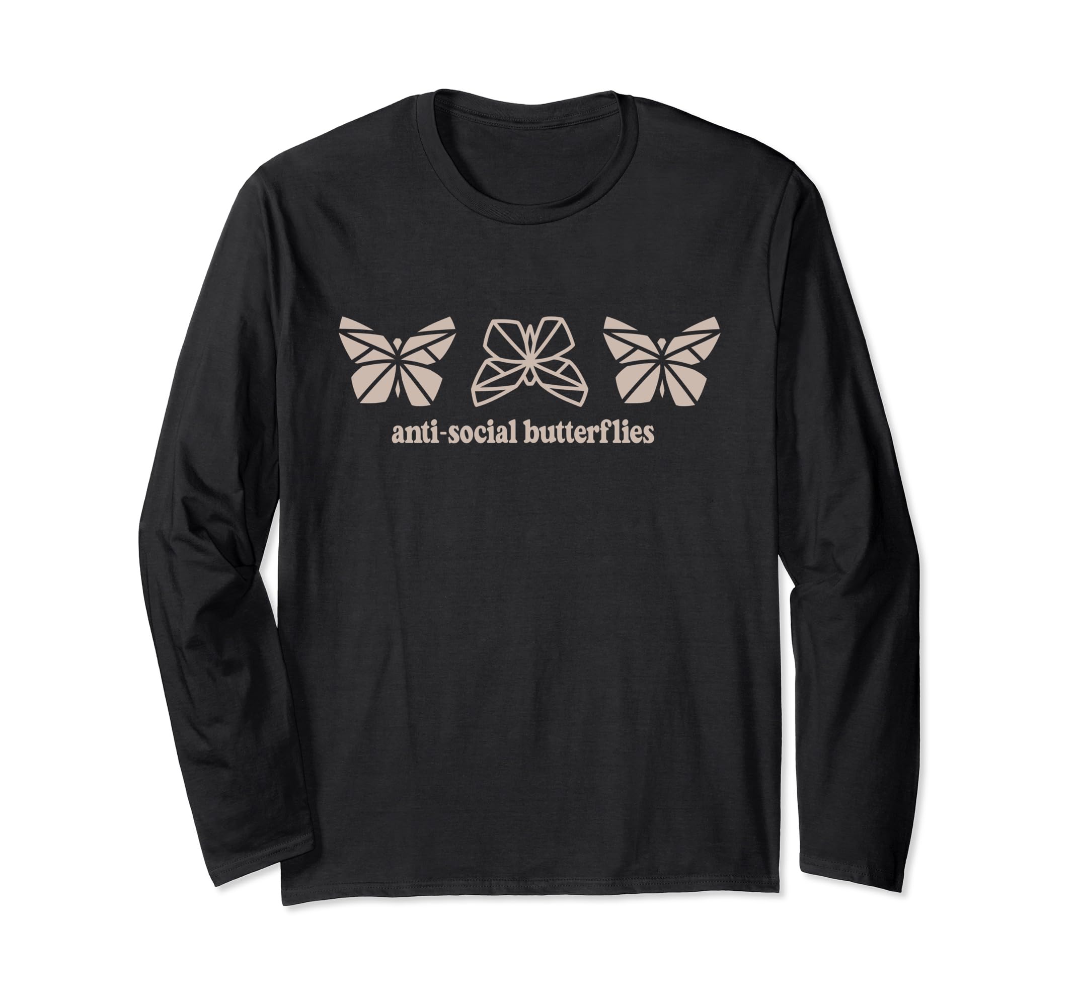 Antisocial Butterflies Origami T-Shirt - Unique Graphic Men Women - T-Shirt, Sweatshirt, Hoodie