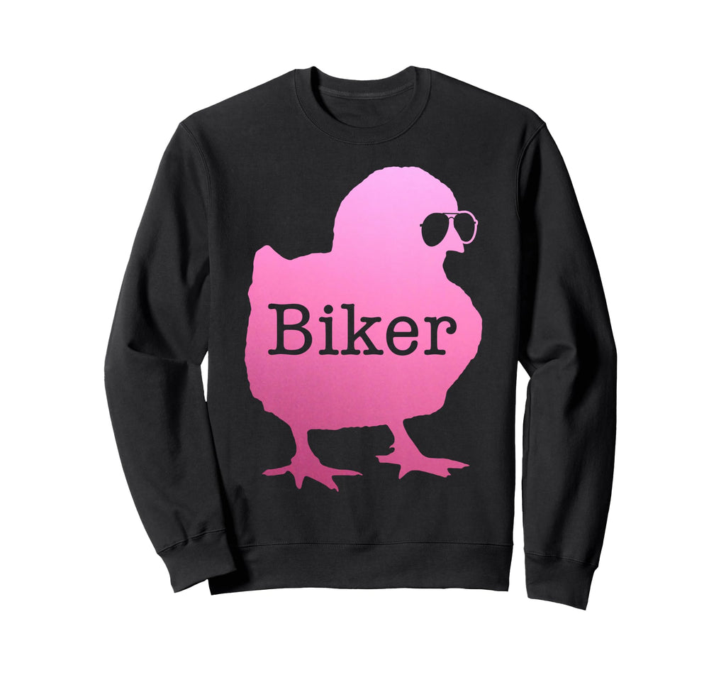 Biker Chick Motorcycle Biker Funny Sweatshirt - Minimalist Print for Adults - T-Shirt, Sweatshirt, Hoodie