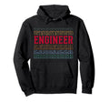 Engineer Funny Layered Text Engineering Hoodie - Custom Art Print Men Women - T-Shirt, Sweatshirt, Hoodie