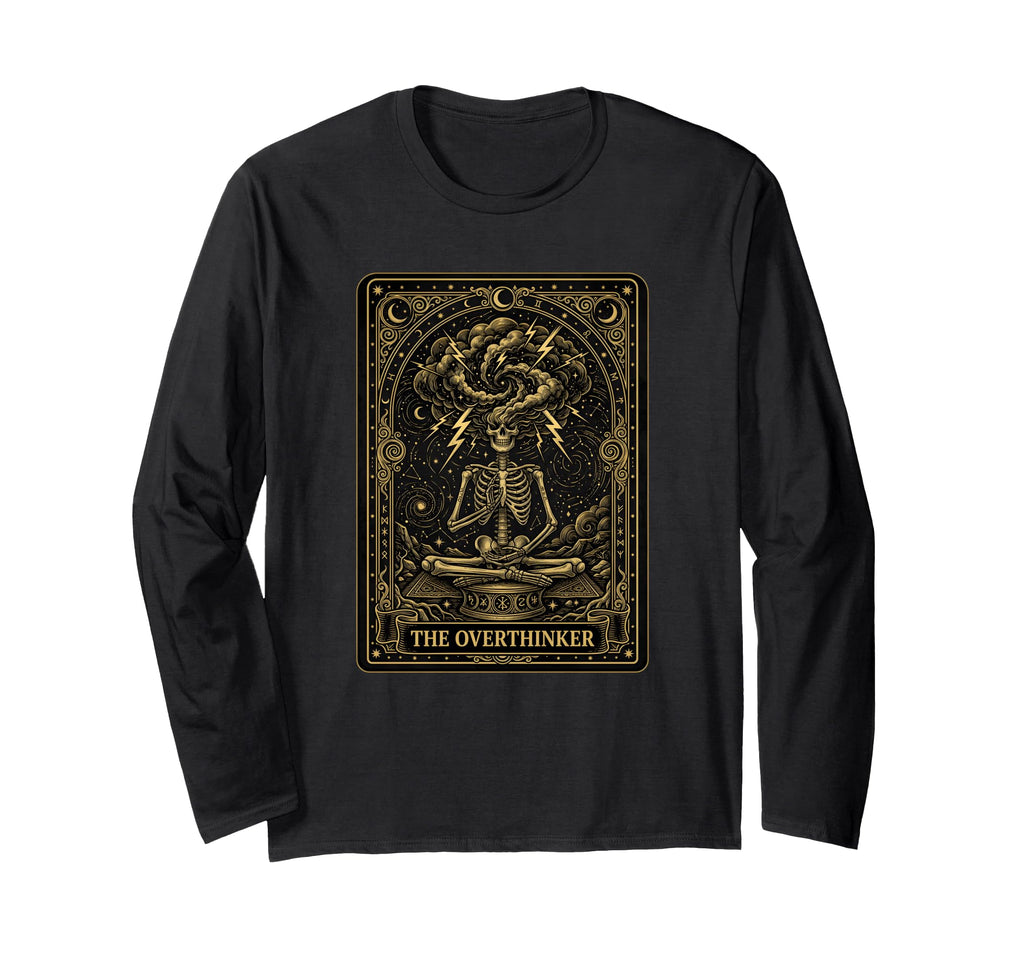 Funny Tarot Card Overthinker T-Shirt - Casual Everyday Wear Unisex - T-Shirt, Sweatshirt, Hoodie