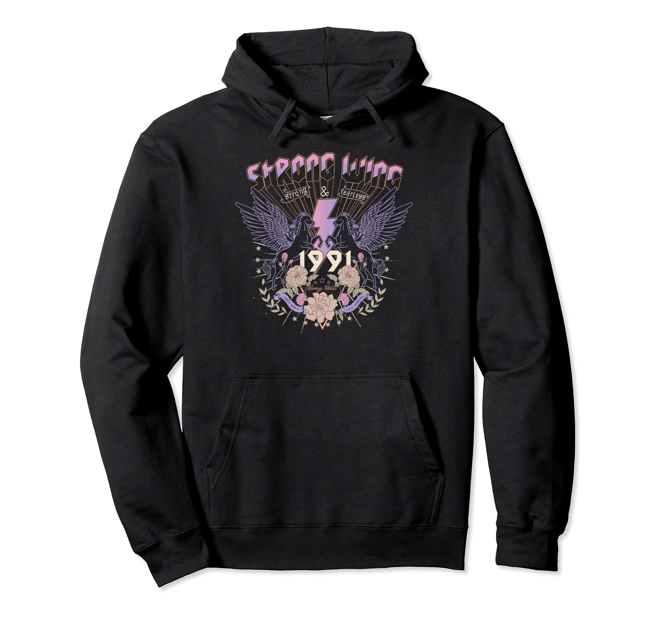 Strong Wing Free And Soul Live Strong Hoodie - Unique Graphic Men Women - T-Shirt, Sweatshirt, Hoodie