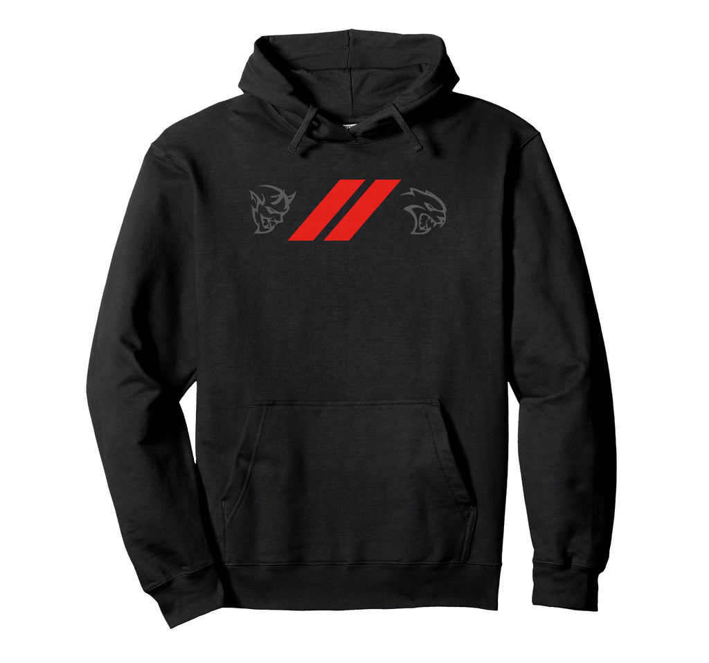 Dodge Demon Hellcat Logo Hoodie - Graphic Print Unisex - T-Shirt, Sweatshirt, Hoodie