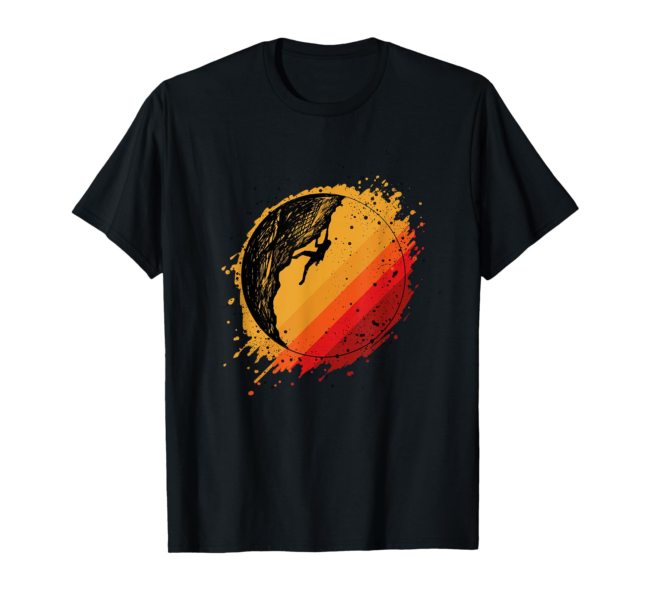 Sunset Rock Climbing Mountain Gift T-Shirt - Unique Graphic for Adults - T-Shirt, Sweatshirt, Hoodie