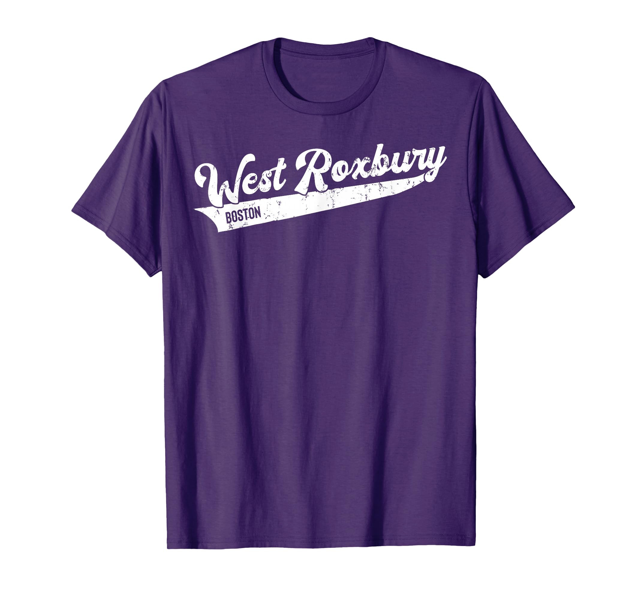 West Roxbury Boston Typographic T-Shirt - Fun Novelty Design for Adults - T-Shirt, Sweatshirt, Hoodie