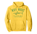 Key West Florida Shark Arched Green Hoodie - Custom Art Print Men Women - T-Shirt, Sweatshirt, Hoodie