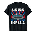 1959 59 Impala Old School Muscle Car T-Shirt - Minimalist Print for Adults - T-Shirt, Sweatshirt, Hoodie