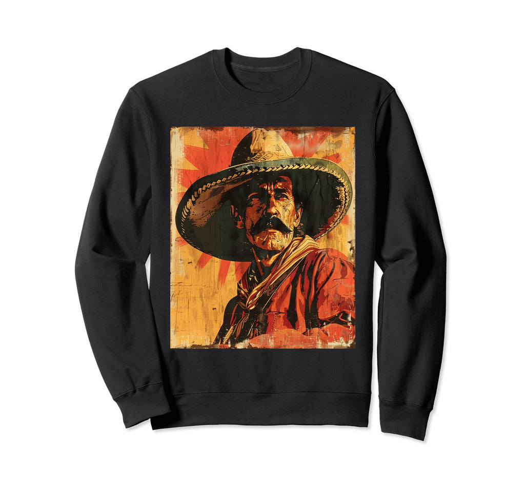 1950S Western Mexican Cowboy Sweatshirt - Aesthetic Graphic Men Women - T-Shirt, Sweatshirt, Hoodie