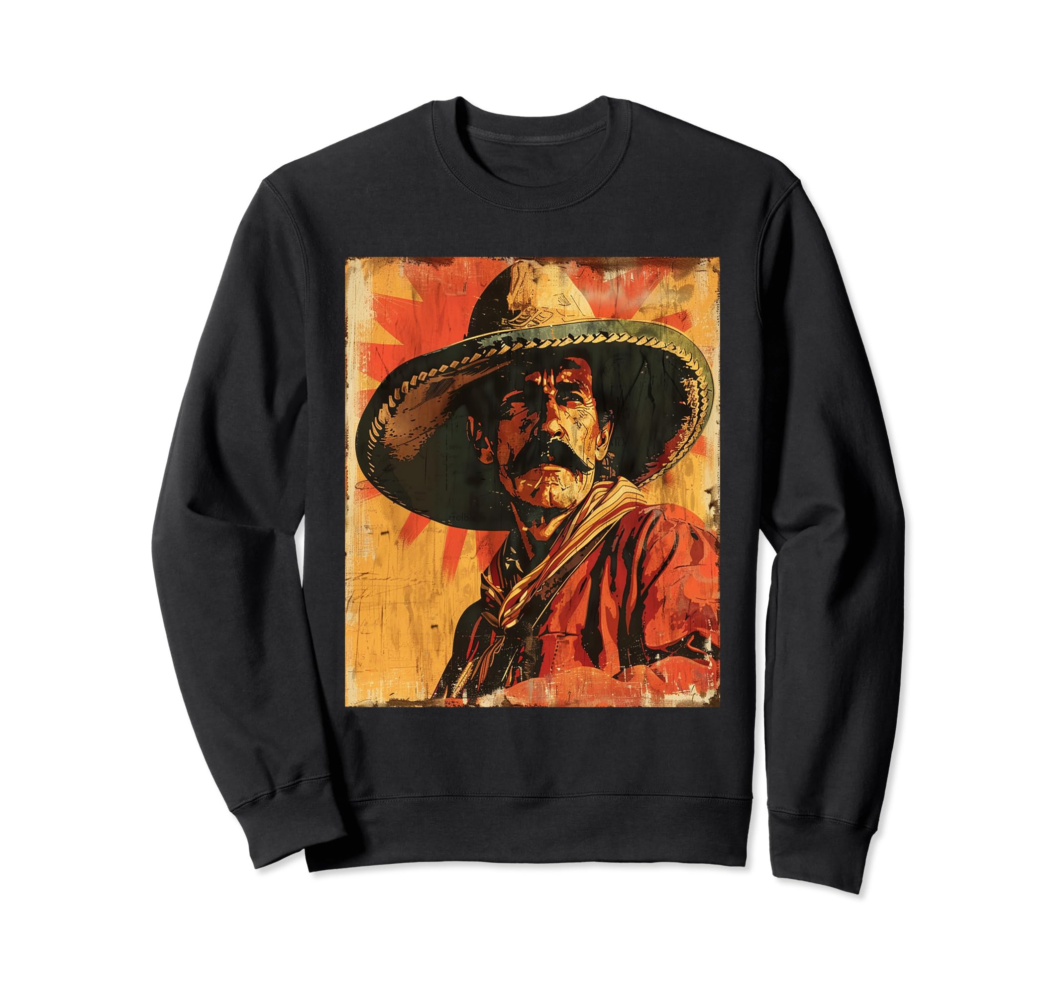 1950S Western Mexican Cowboy Sweatshirt - Aesthetic Graphic Men Women - T-Shirt, Sweatshirt, Hoodie